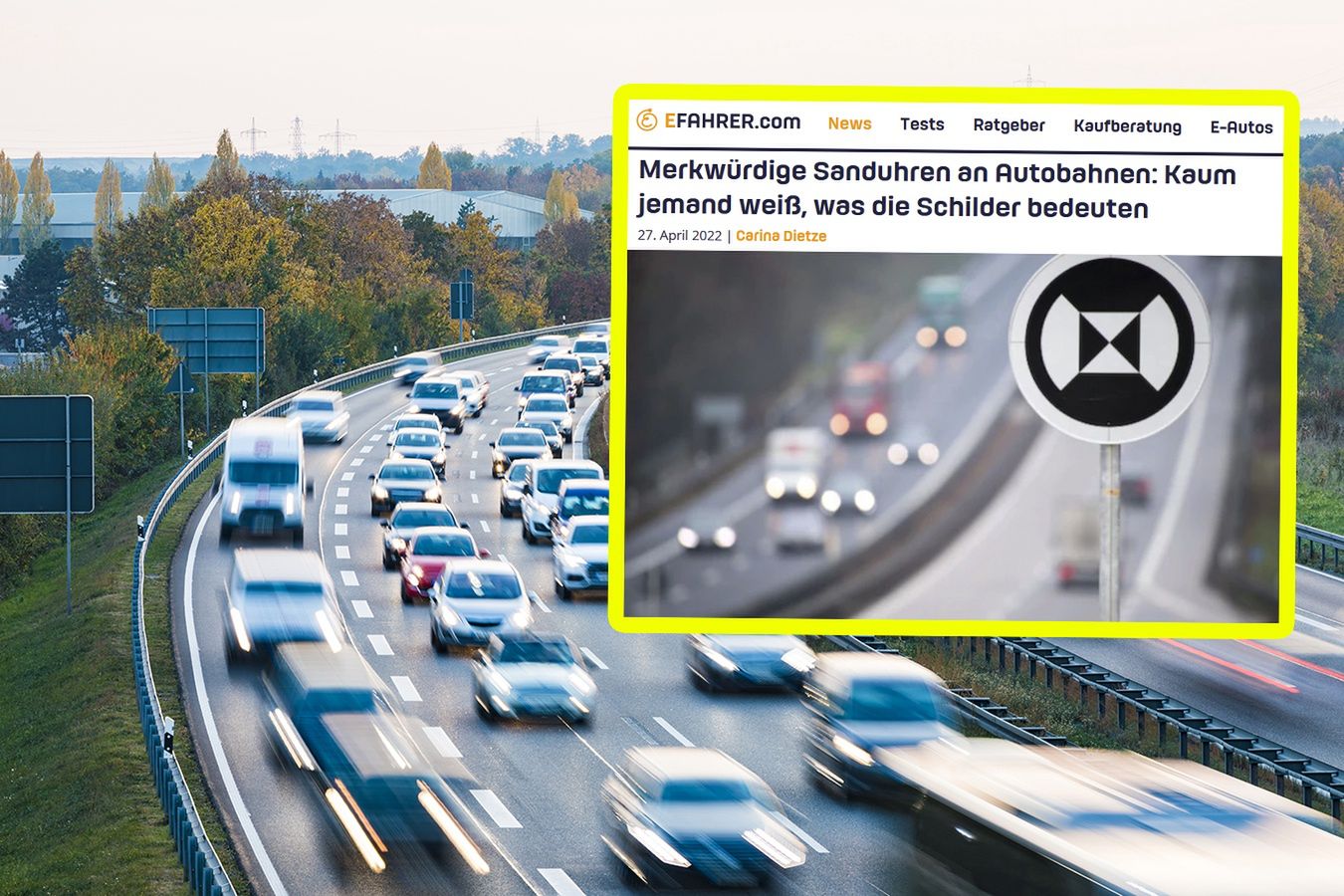 Nowy znak na niemieckich autostradach. Warto wiedzieć, co oznacza