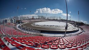 Zima na torze w Gnieźnie