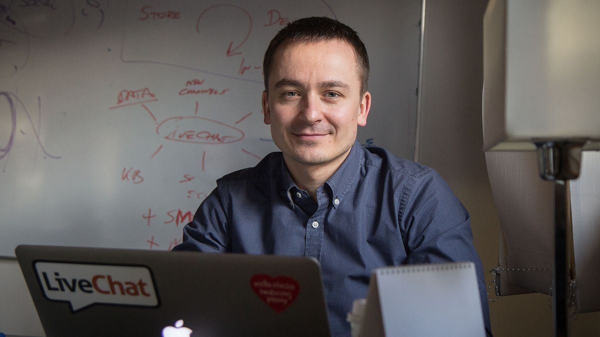 Mariusz Ciepły, prezes Livechat Software