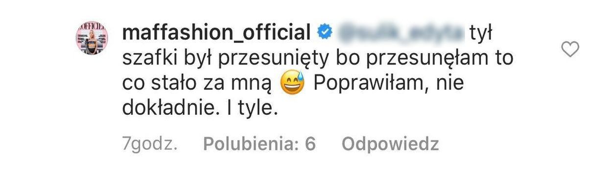 Maffashion przerobiła zdjęcie