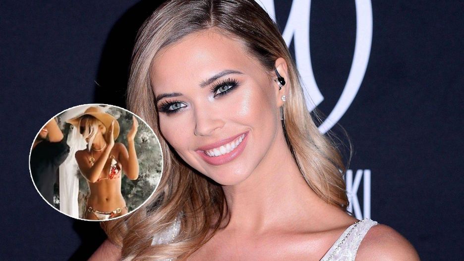 Sandra Kubicka wie, co to wakacyjny luz. Jej beztroski taniec przyciągnął spojrzenia plażowiczów