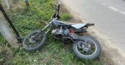 Pawłowice: 16-latka na motocyklu wypadła z drogi. Nie miała uprawnień
