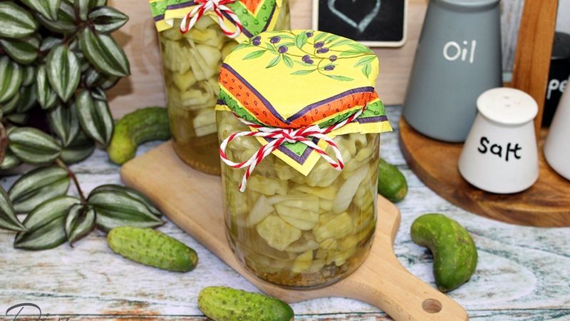Ogórki w miodzie