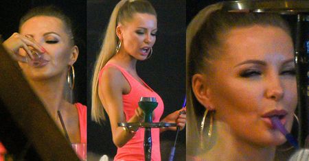 Roxi Gąska imprezuje bez Rozenka: wódka, fajka wodna i koledzy (FOTO)