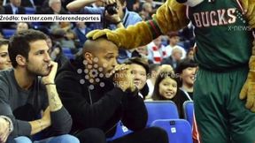 Gwiazdy futbolu kibicami koszykówki. Henry, Drogba i Fabregas na trybunach meczu NBA w Londynie