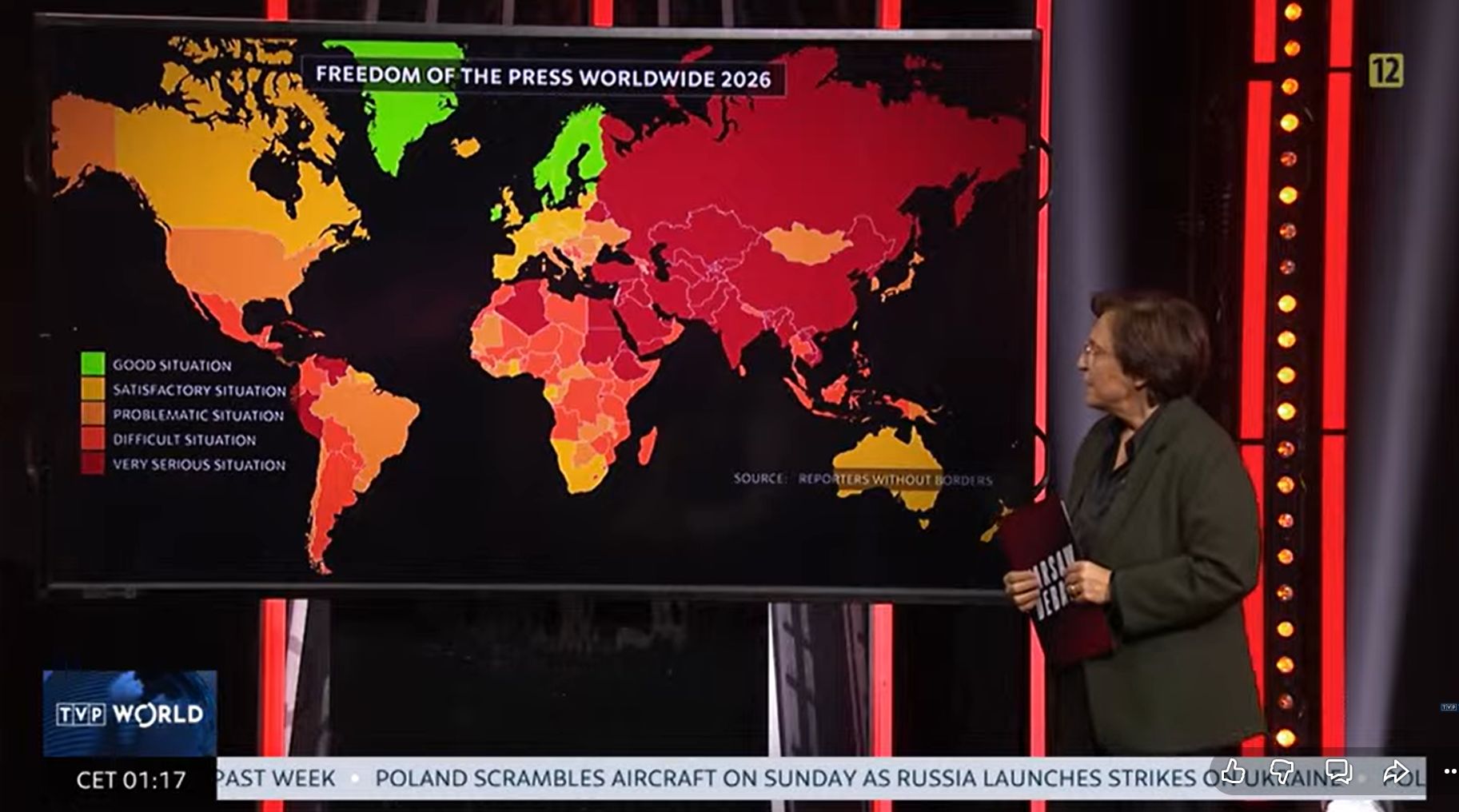 Kadr z programu TVP World