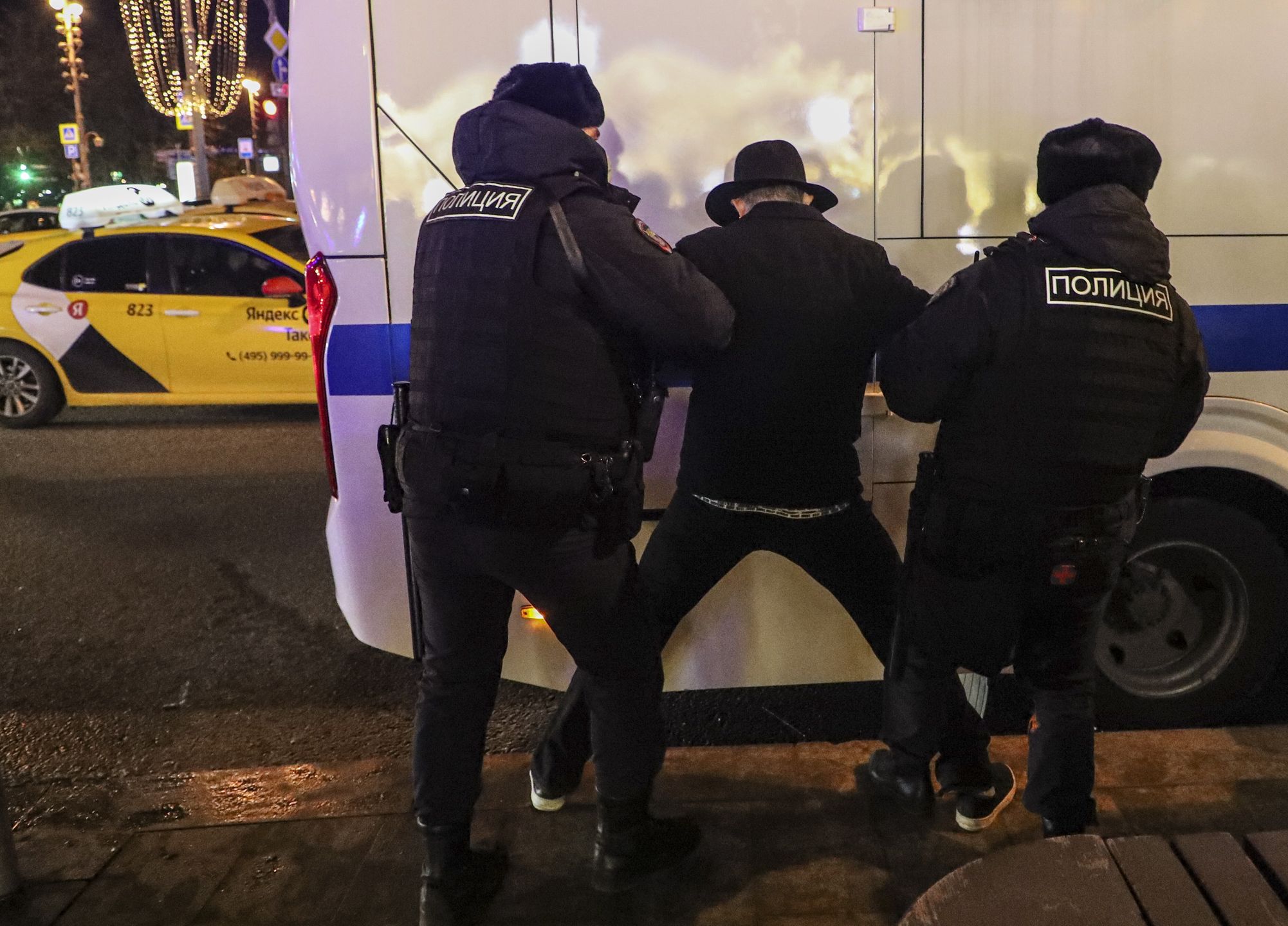 Antywojenne protesty w Moskwie