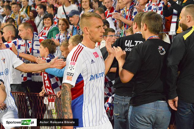 Adam Danch po klęsce w meczu z Wisłą Kraków był zachwycony zachowaniem kibiców