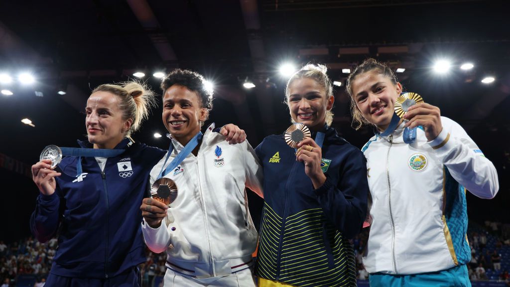 Zdjęcie okładkowe artykułu: Getty Images / Michael Reaves / Na zdjęciu: medalistki w kategorii do 52 kg w judo