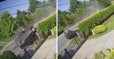 Nie chciał czekać na kolegę, porażający wypadek. Finał na zdjęciach