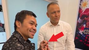 Nagranie obiegło sieć. Spójrz, co Nawrocki podarował legendzie
