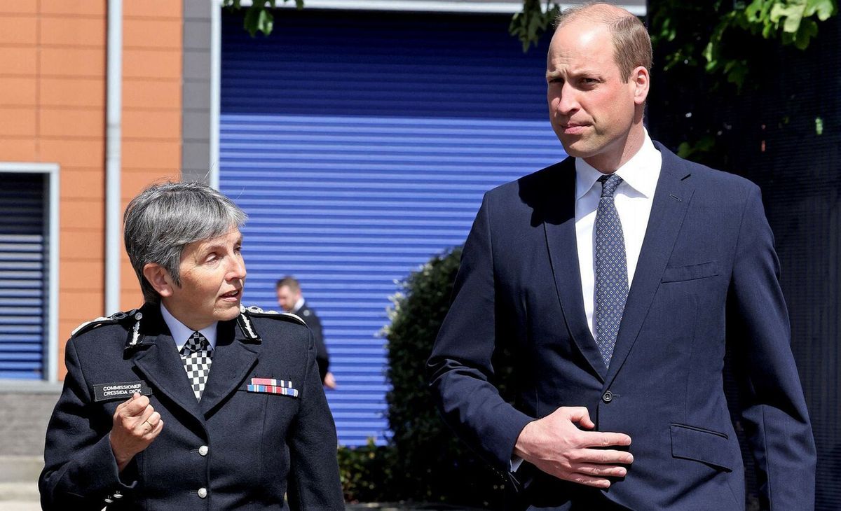 Książę William odwiedził policjantów, którzy pracowali z zamordowanym we wrześniu sierż. Rataną