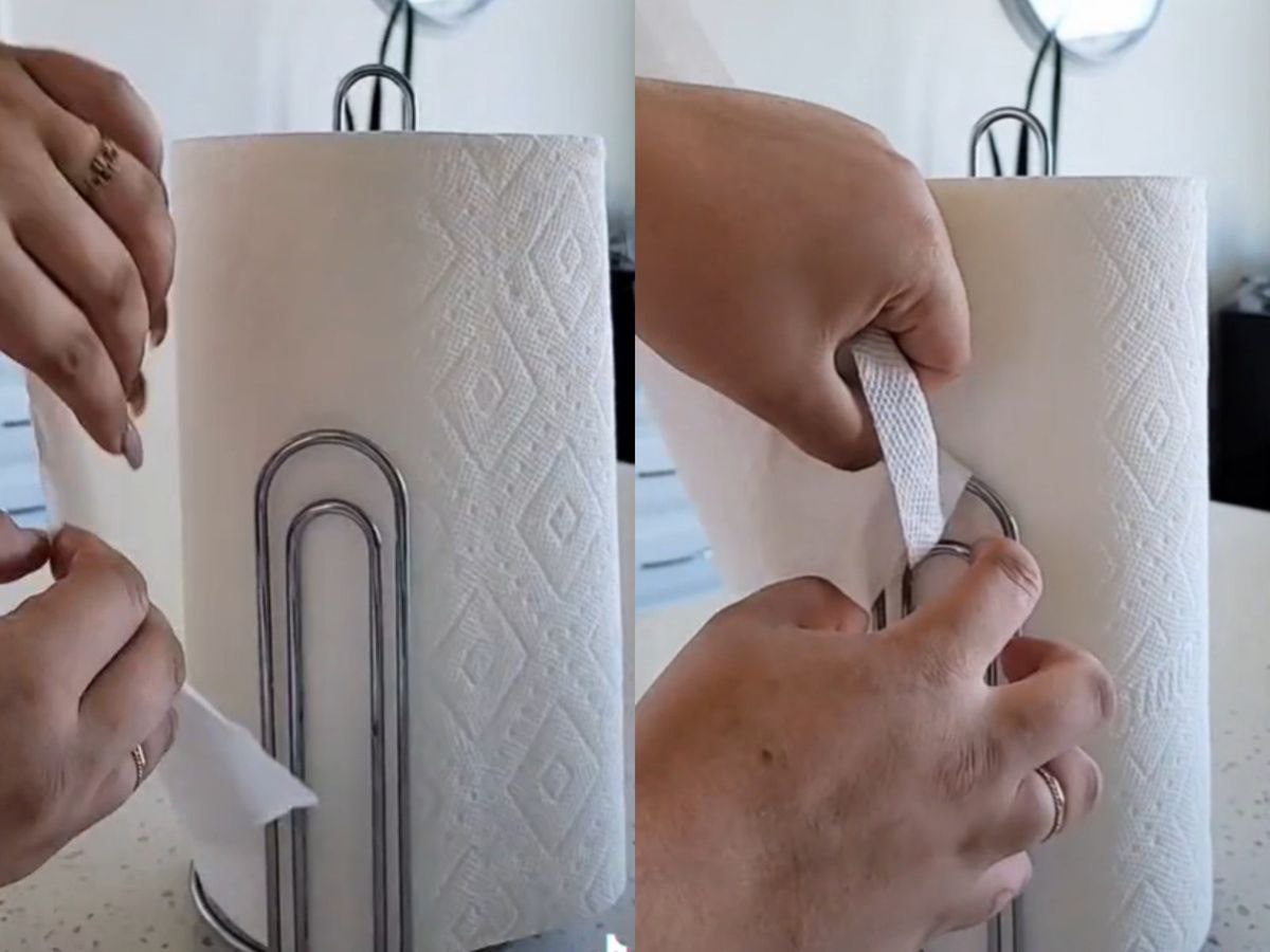 TikTokerka zaskoczyła internautów, pokazując, jak korzystać z uchwytu na papierowe ręczniki