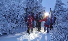 Beskidy. W kalendarzu wiosna, ale w górach zima ma się dobrze