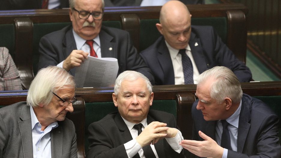 Ryszard Terlecki, Jarosław Kaczyński i Jarosław Gowin