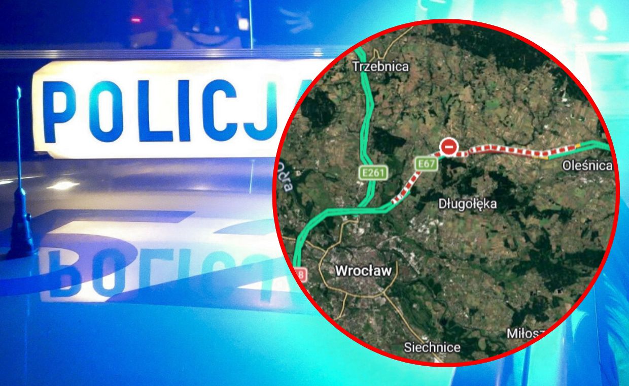 Śmiertelny wypadek na S8 koło Oleśnicy