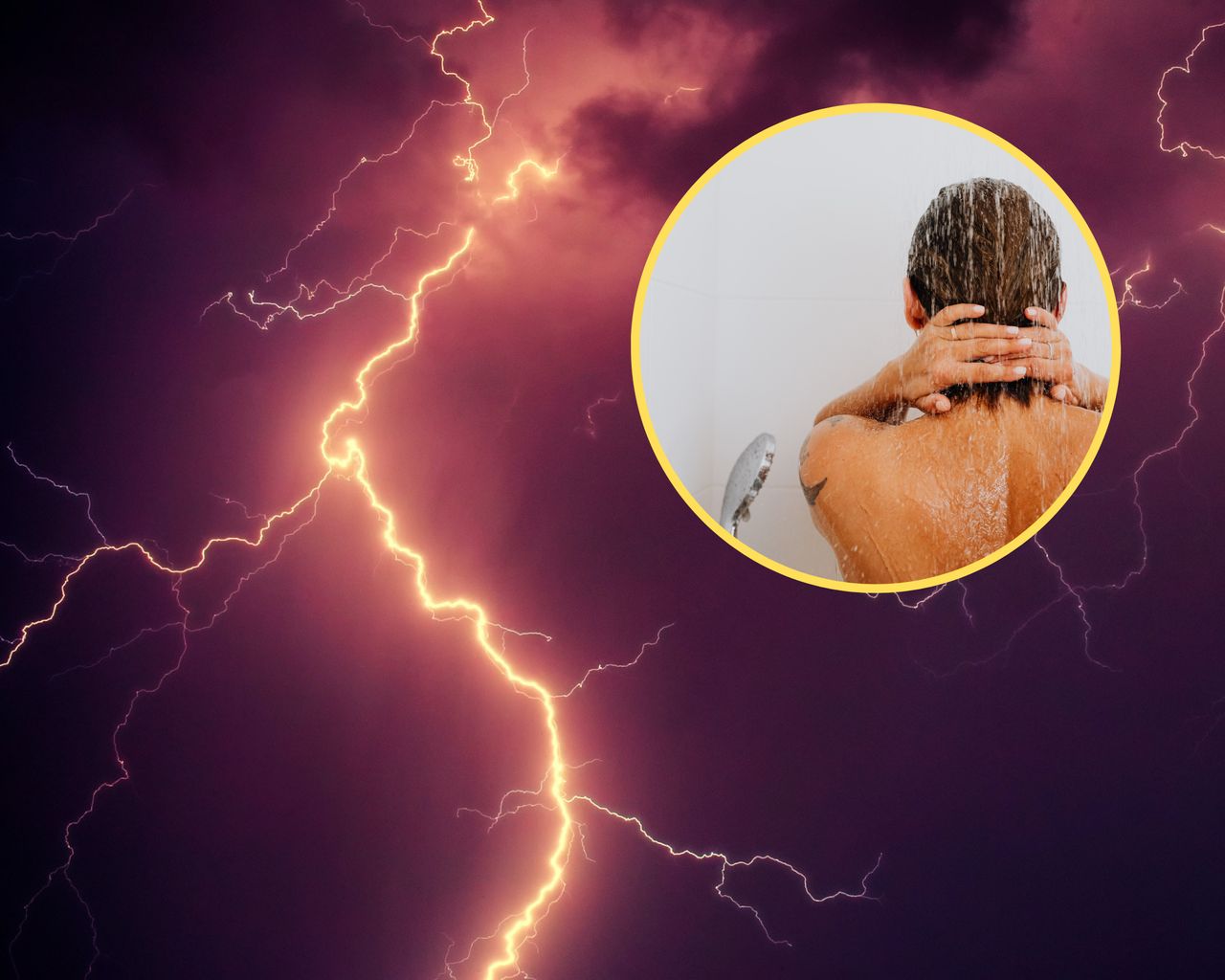 Chcesz brać prysznic podczas burzy? To nie jest najlepszy pomysł