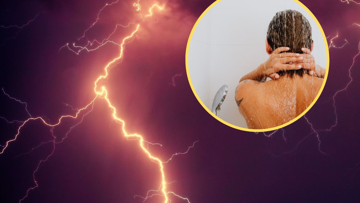 Nie tylko branie prysznica podczas burzy jest kiepskim pomysłem