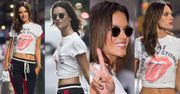 #TRENDY: Alessandra Ambrosio w koszulce z zespołem