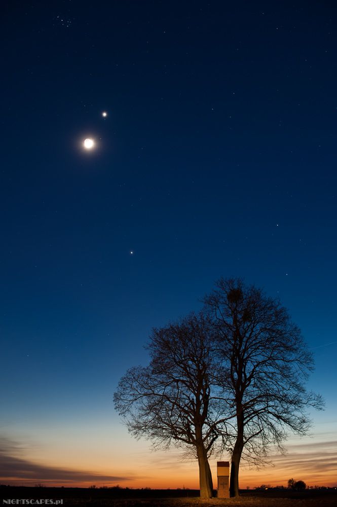 Wielka koniunkcja planet  8-11 października 2015 3
