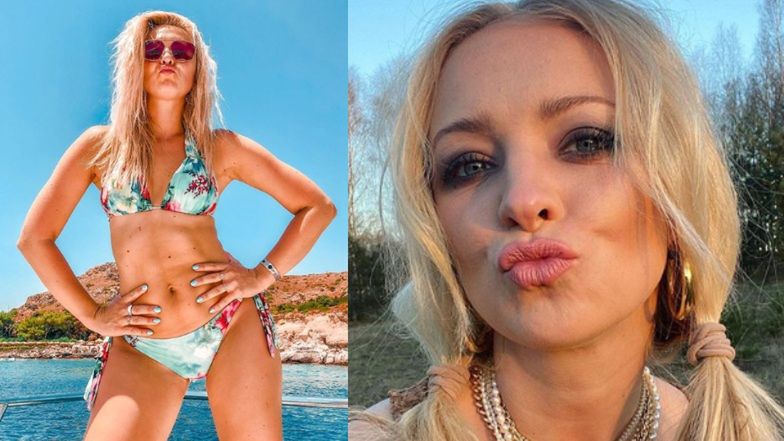 Znudzona Basia Kurdej-Szatan obwieszcza: "Ja chcę gdzieś wyjechać!", prezentując zdjęcie w bikini. Fani proponują Mielno