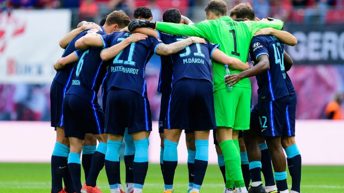 Getty Images / Nico Paetzel/DeFodi Images / Na zdjęciu: piłkarze Herthy Berlin