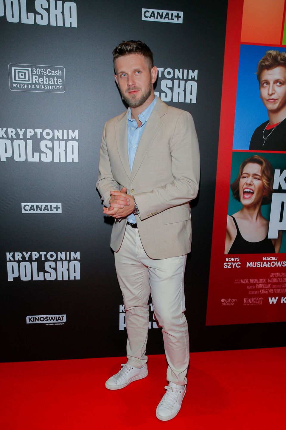 Antek Królikowski - premiera filmu Kryptonim Polska