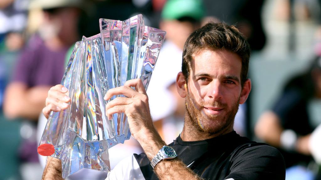 Getty Images / Harry How / Na zdjęciu: Juan Martin del Potro, mistrz BNP Paribas Open 2018