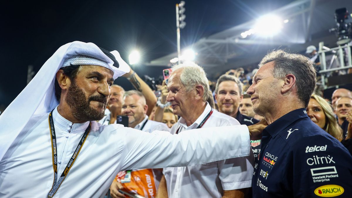 Zdjęcie okładkowe artykułu: Materiały prasowe / Red Bull / Na zdjęciu: Mohammed ben Sulayem (z lewej), Helmut Marko (w środku) i Christian Horner