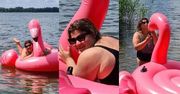 Dominika Gwit pływa na flamingu i odkrywa: "Doskonale wiem, że JESTEM GRUBA! W DU*IE TO MAM" (ZDJĘCIA)