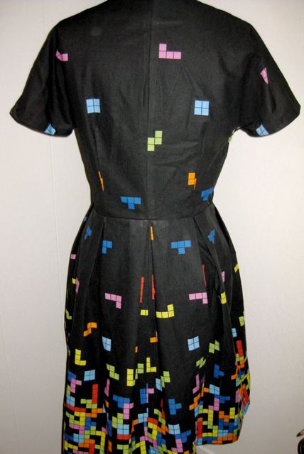 Do tańca i do różańca - sukienka z Tetrisa