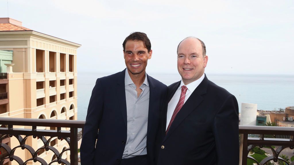 Getty Images / Julian Finney / Na zdjęciu: Rafael Nadal i książę Albert II