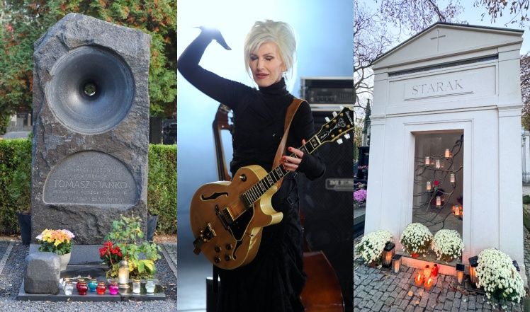 Tak wyglądają nagrobki polskich gwiazd i sportowców