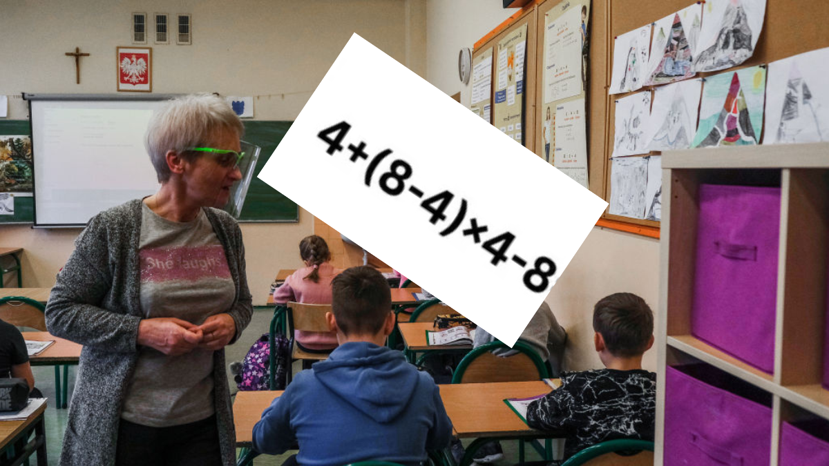 Zadanie z podstawówki. Dorosłym sprawia trudność