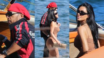Kim Kardashian i Lewis Hamilton EMANUJĄ MIŁOŚCIĄ nad jeziorem Como. Celebrytka szykuje się już na ślub numer cztery? (ZDJĘCIA)