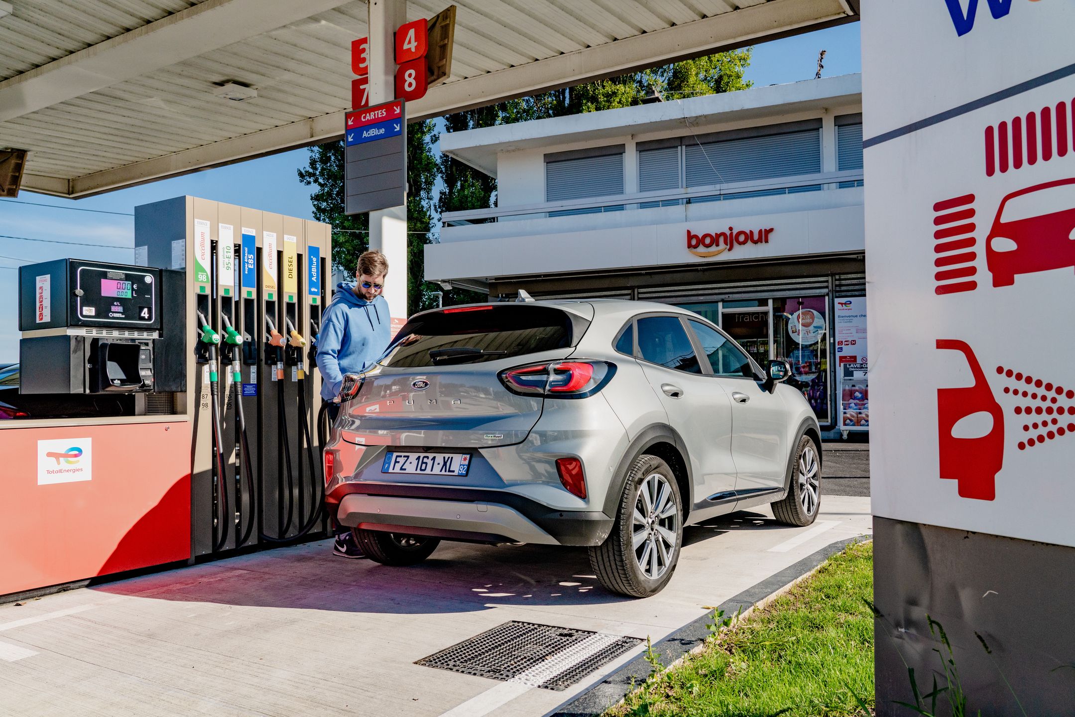 Ford Puma flexifuel – tankowanie E85