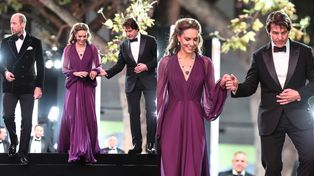Urocza interakcja między Tomem Cruise'em a Kate. Nagle szarmancki aktor chwycił księżną za rękę (WIDEO)