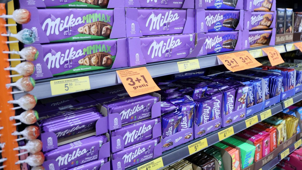Milka zmniejsza rozmiar swoich czekolad