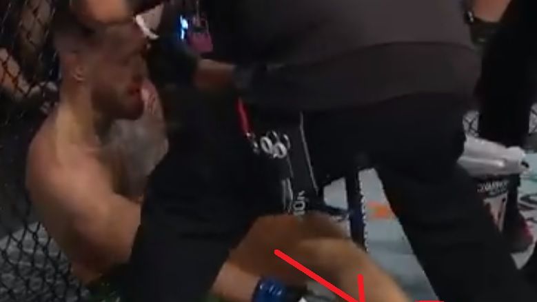 Twitter / Conor McGregor doznał fatalnej kontuzji w walce wieczoru UFC 264