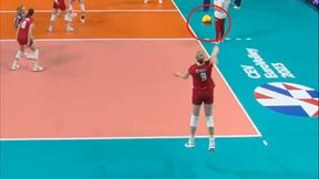 As na deser. Tak Polska zakończyła pierwszego seta [WIDEO]