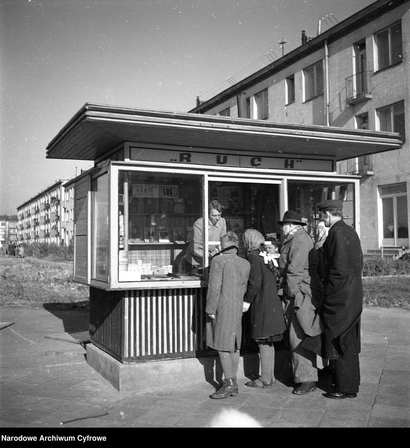 Ul. Wołoska w Warszawie – 1956 rok