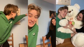 Katarzyna Zillmann ma w mieszkaniu obraz, na którym uwieczniono jej CZUŁOŚCI z Janją. Przez przypadek pokazała go na lajwie... (FOTO)