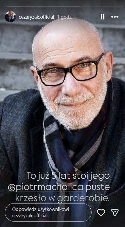 Cezary Żak wspomniał Piotra Machalicę w 5. rocznicę jego śmierci