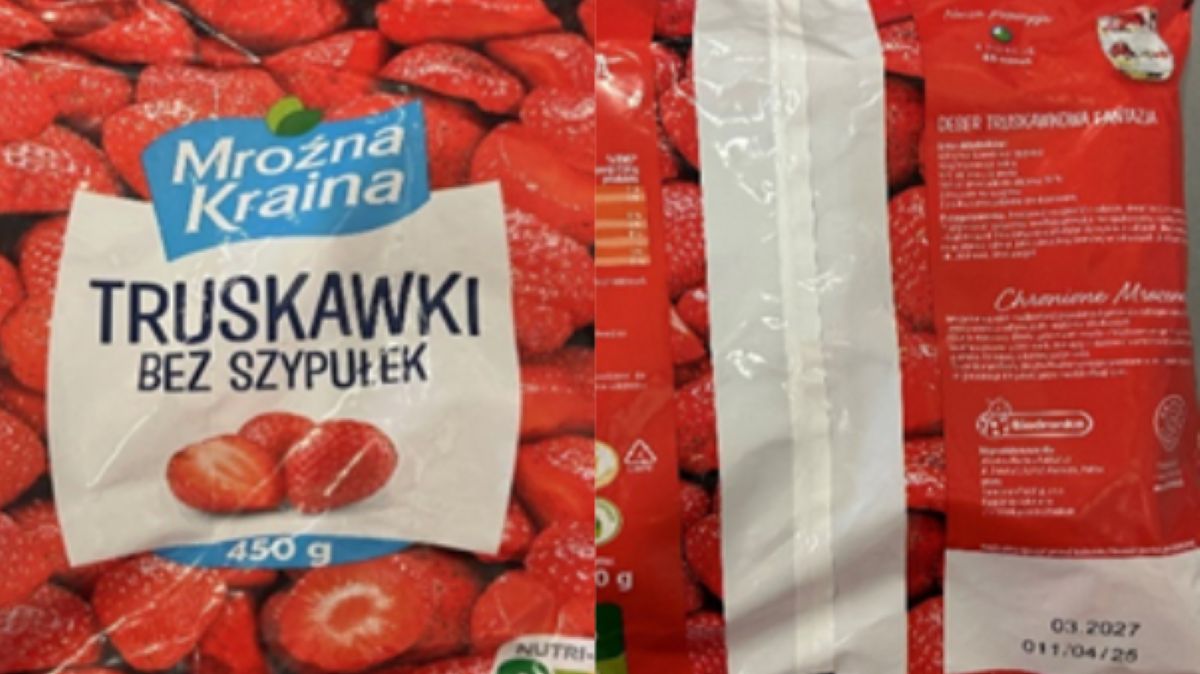 GIS ostrzega przed partią mrożonych truskawek