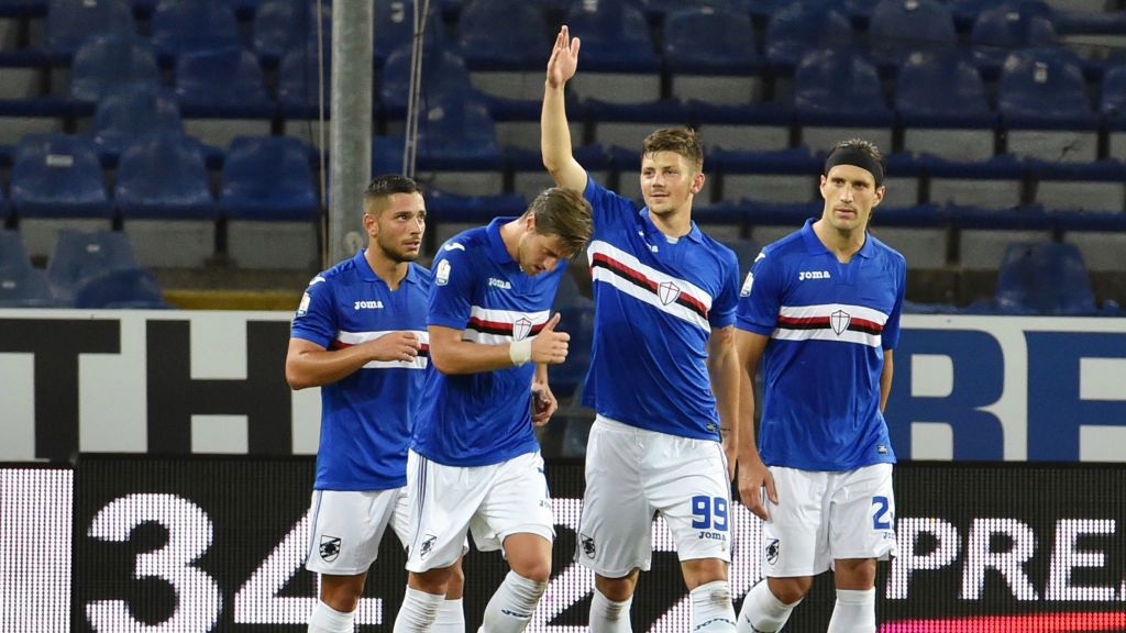 Zdjęcie okładkowe artykułu: Getty Images / Paolo Rattini / Na zdjęciu: Dawid Kownacki (nr 99)