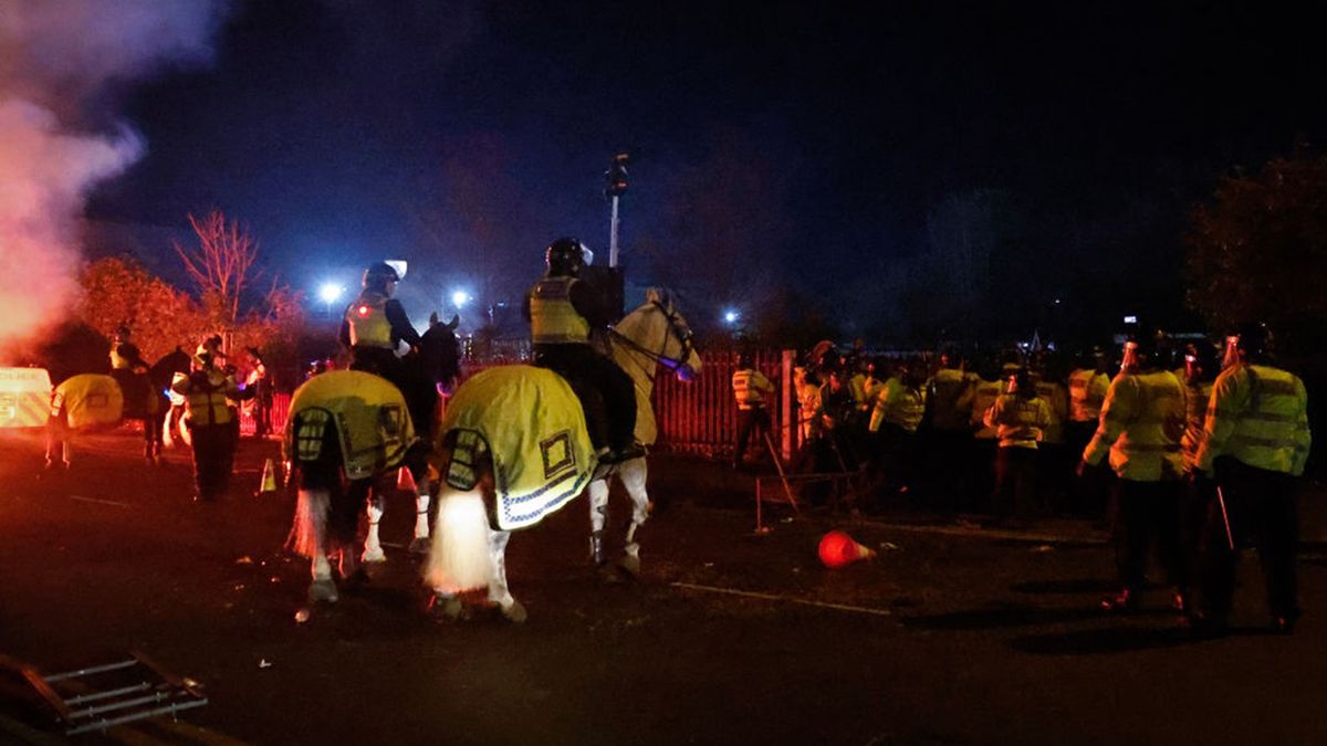 starcie kibiców Legii z angielską policją