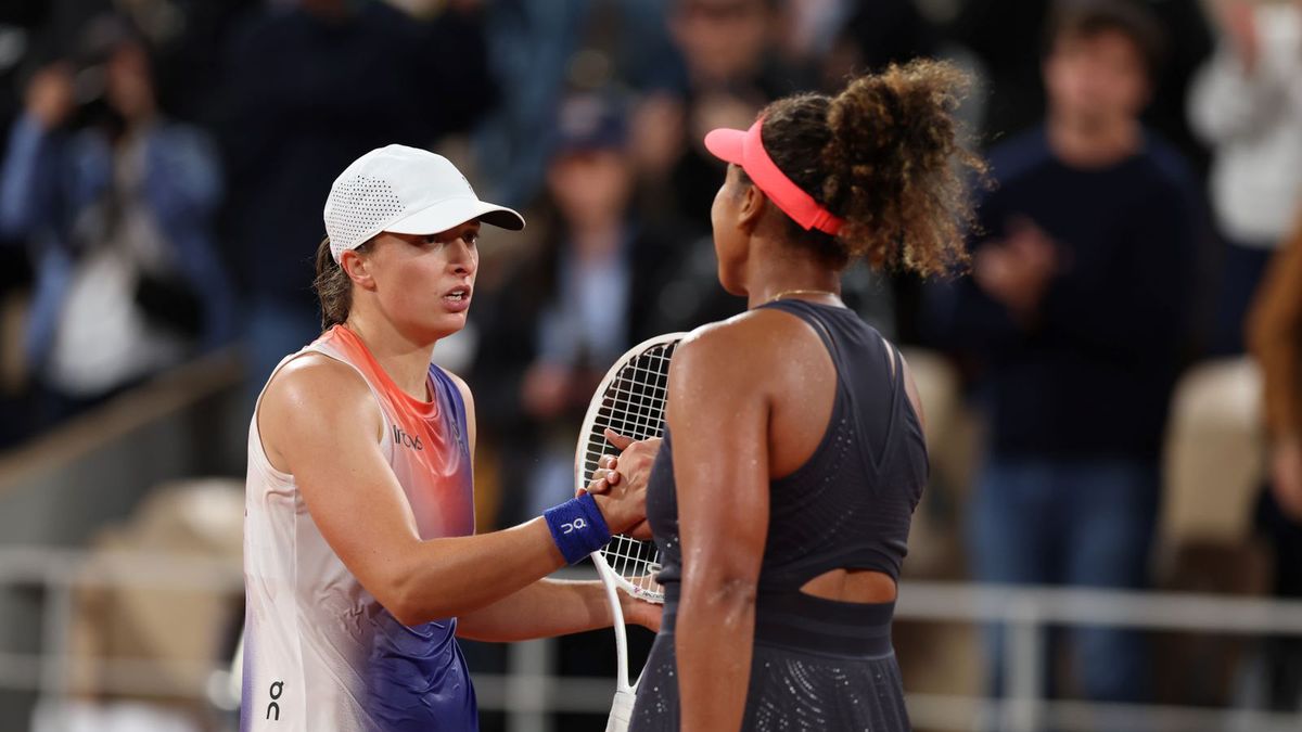 Getty Images / Clive Brunskill / Iga Świątek i Naomi Osaka