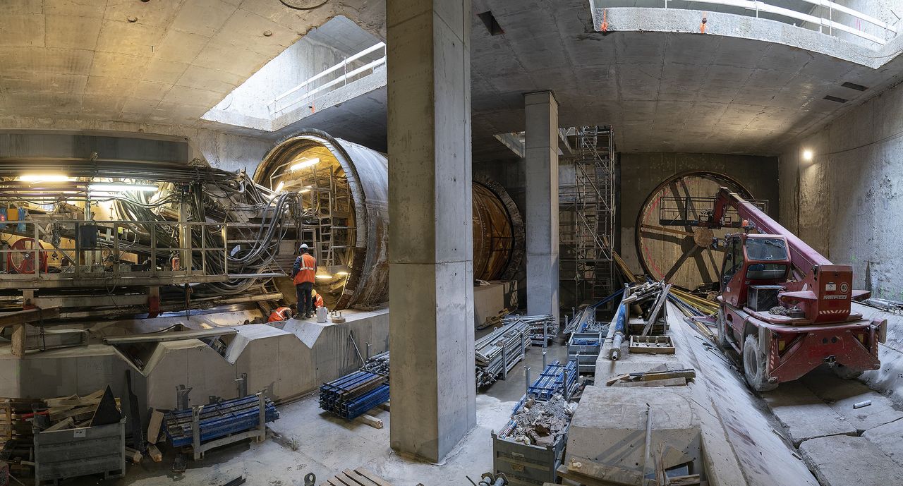 Metro Warszawskie. Potępy prac na Bródnie