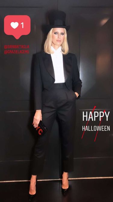 Karolina Kurkova - Halloween 2018