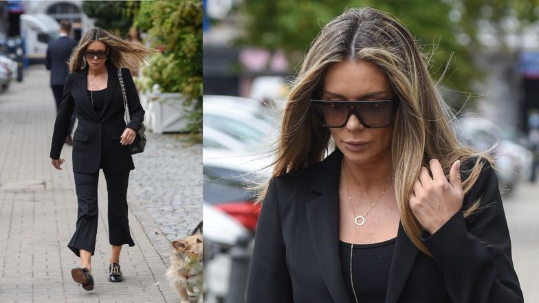 Małgorzata Rozenek w Warszawie w stylizacji na Victorię Beckham